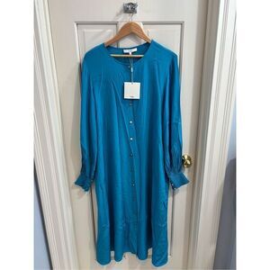 NWT tibi Arielle silk oversized midi dress